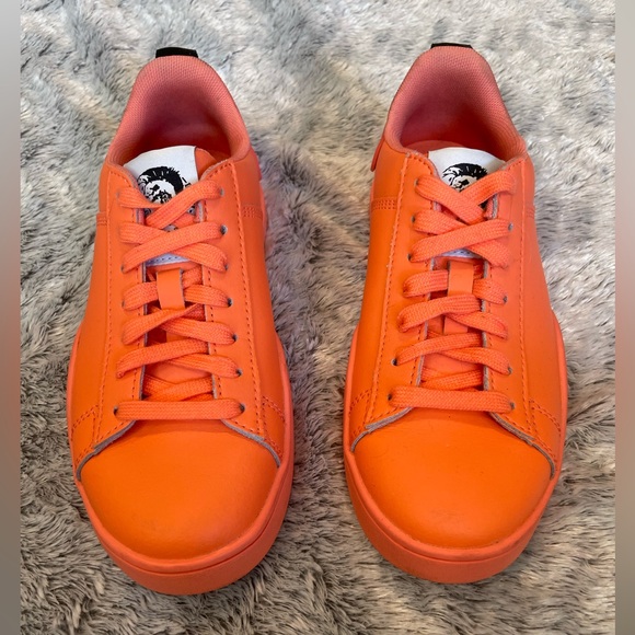 Diesel Shoes Diesel Orange Womens Sneakers Size 7 Poshmark